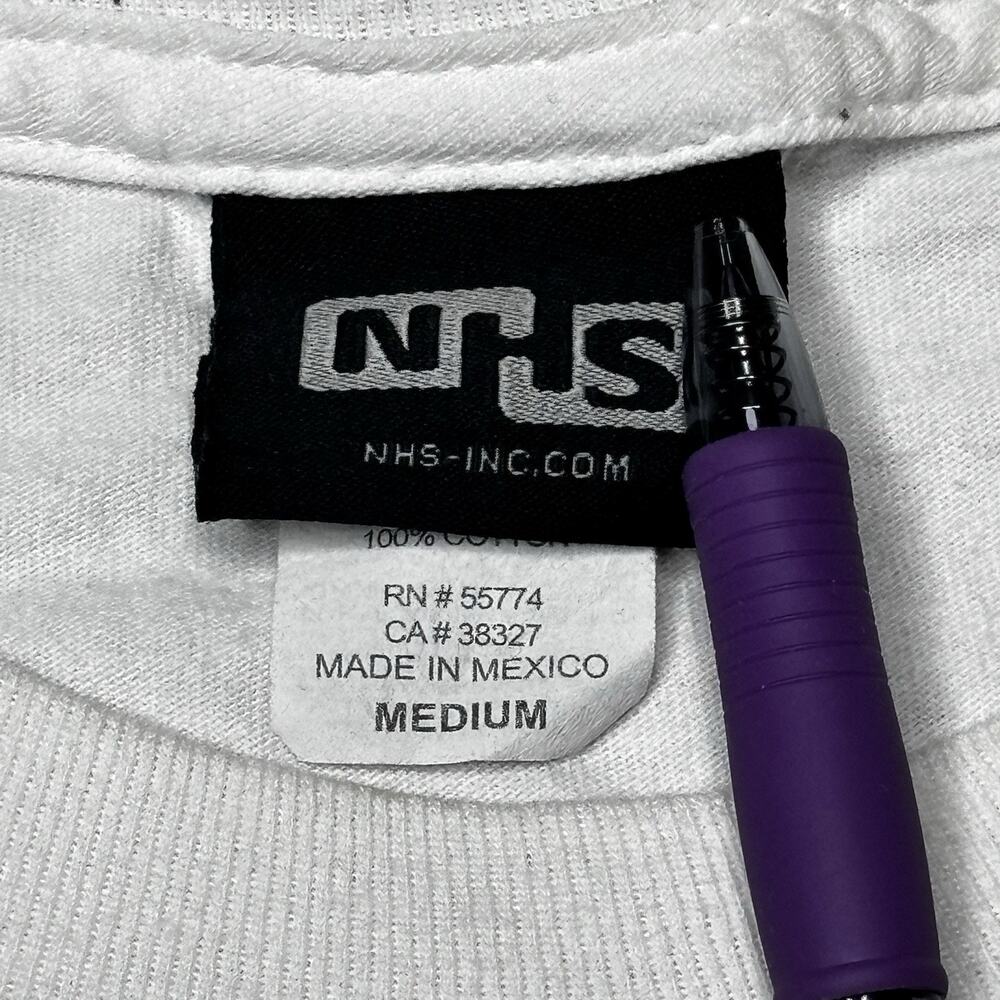 VTG 90s Y2K NHS Skate Jim Thiebaud Santa Monica Airlines Art T Shirt Size Medium - Picture 5 of 7